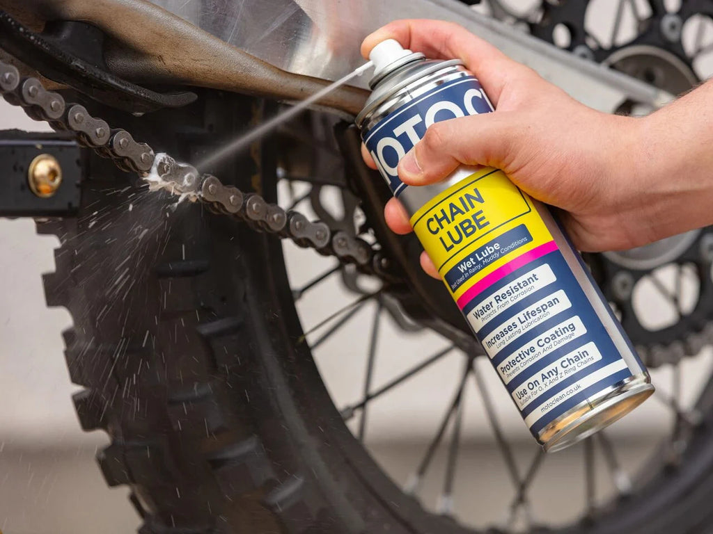 Motoclean Motorcycle Motorbike Anti Fling Wet Chain Lube O X Z Ring Chains 500ml