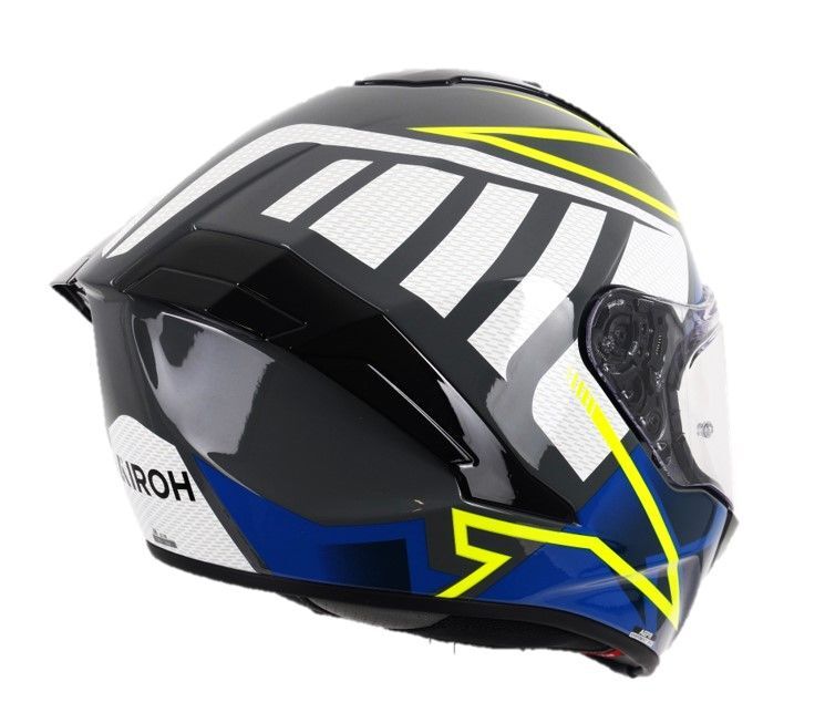Airoh Matryx Full Face ECE2206 Motorcycle Motorbike Helmet Scope  Blue Gloss