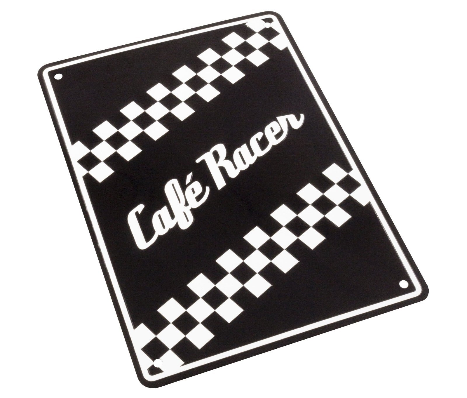 Bike It Motorcycle Motorbike Aluminium Cafe Racer Parking Sign 205mm x 290mm