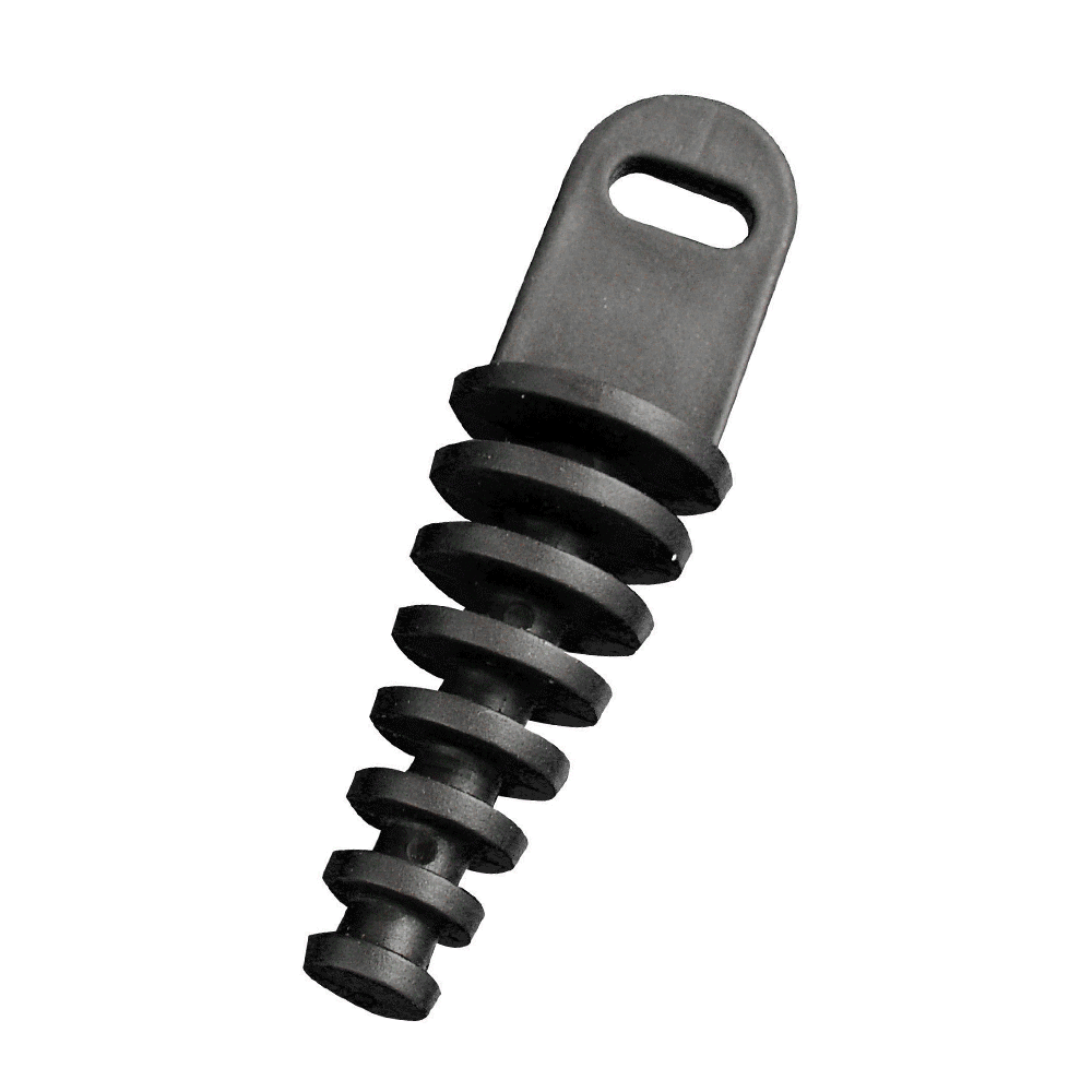 Bike It Motorcycle Bung Protective Protect Exhaust Pipe 2 Stroke Black