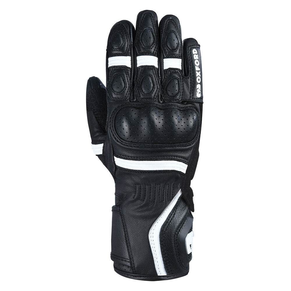 Oxford RP-5 2.0 Women's Sport Motorcycle Motorbike Glove Black & White