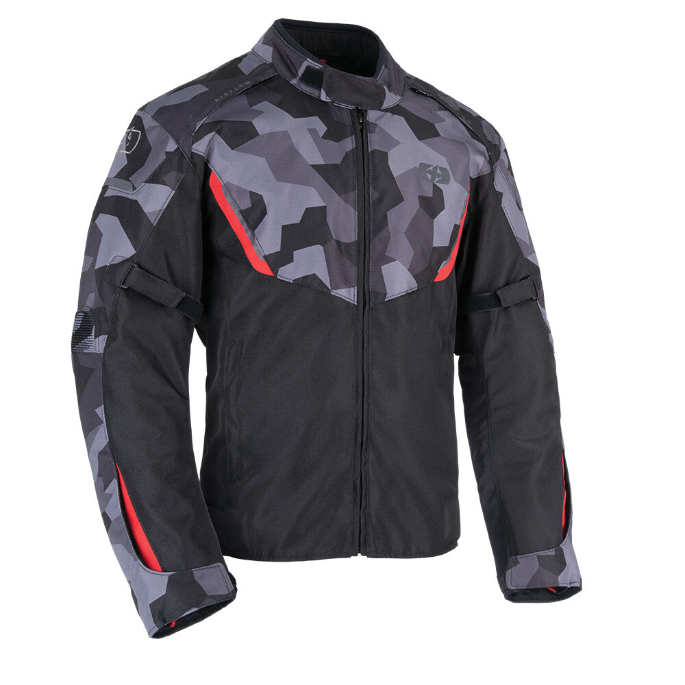 Oxford Delta 1.0 Short Waterproof Textile Motorcycle Motorbike Jacket Camo