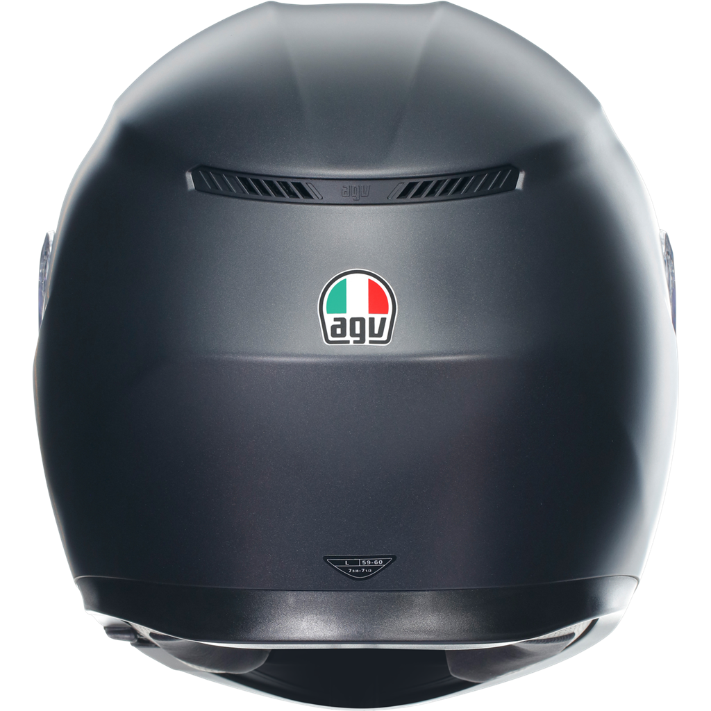 AGV K3 Solid Matt Black ECE2206 Full Face ACU Gold Motorcycle Motorbike Helmet