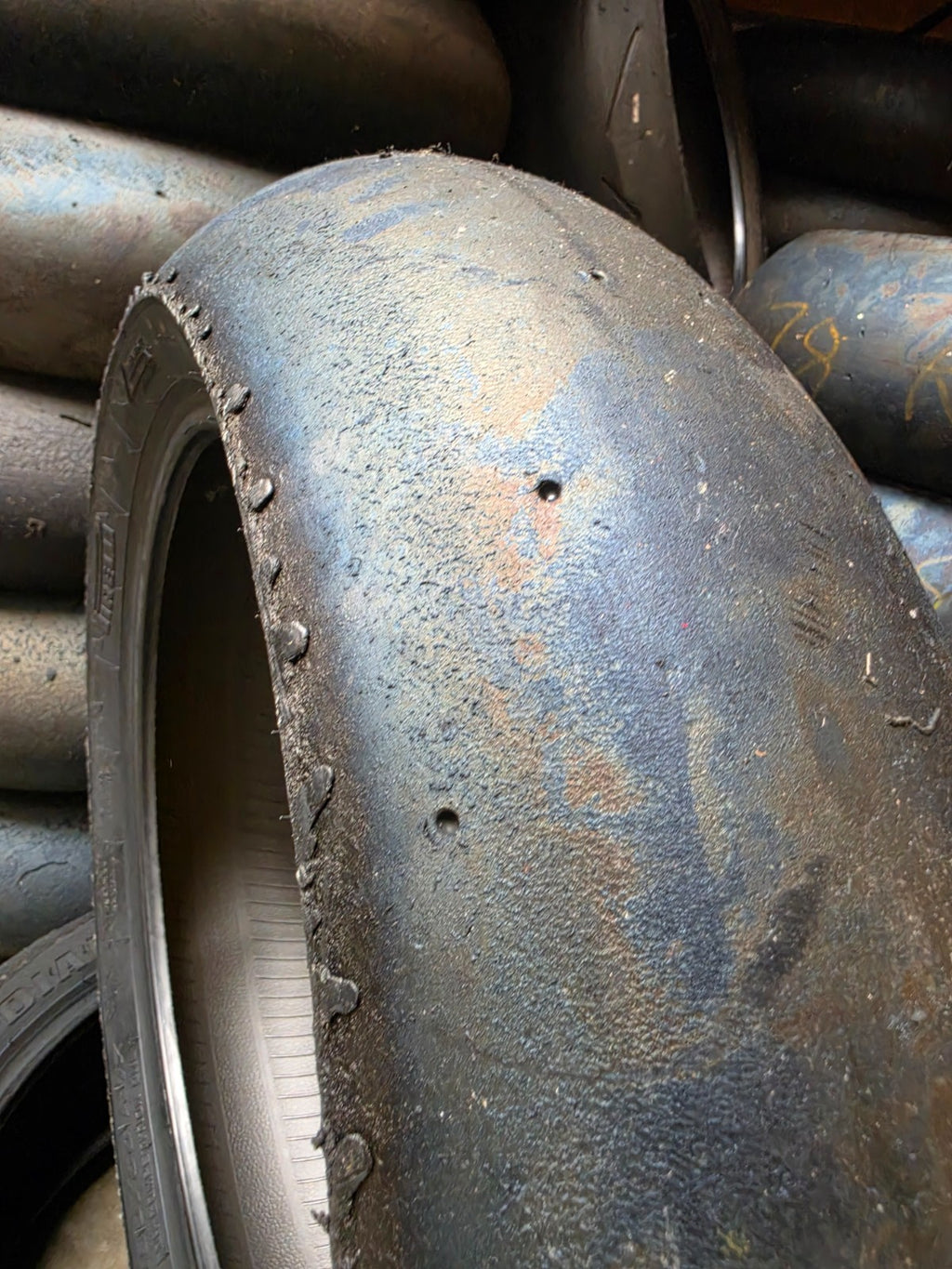Pirelli Diablo Superbike SC0 190/60-17 Used BSB Scrub Motorcycle Tyre - SR10