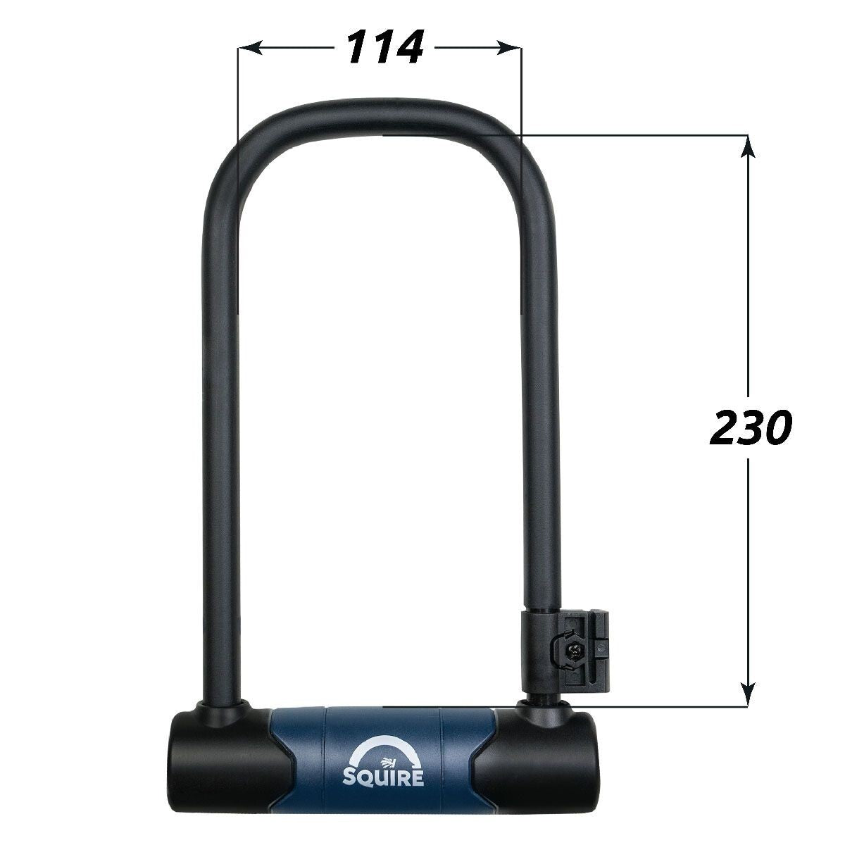 Squire Matterhorn 230 D-Lock & 1.8 Meter 10C Extender Cable Diamond Bicycle Pair
