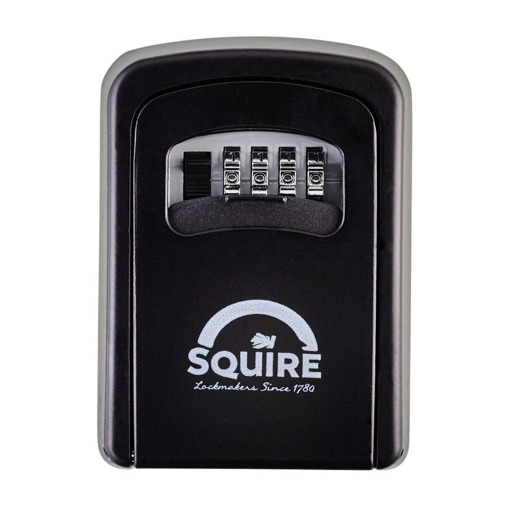 Squire Keykeep 1 Wall Mounted Key Safe, Wheel Combination Lock Weather Resistant