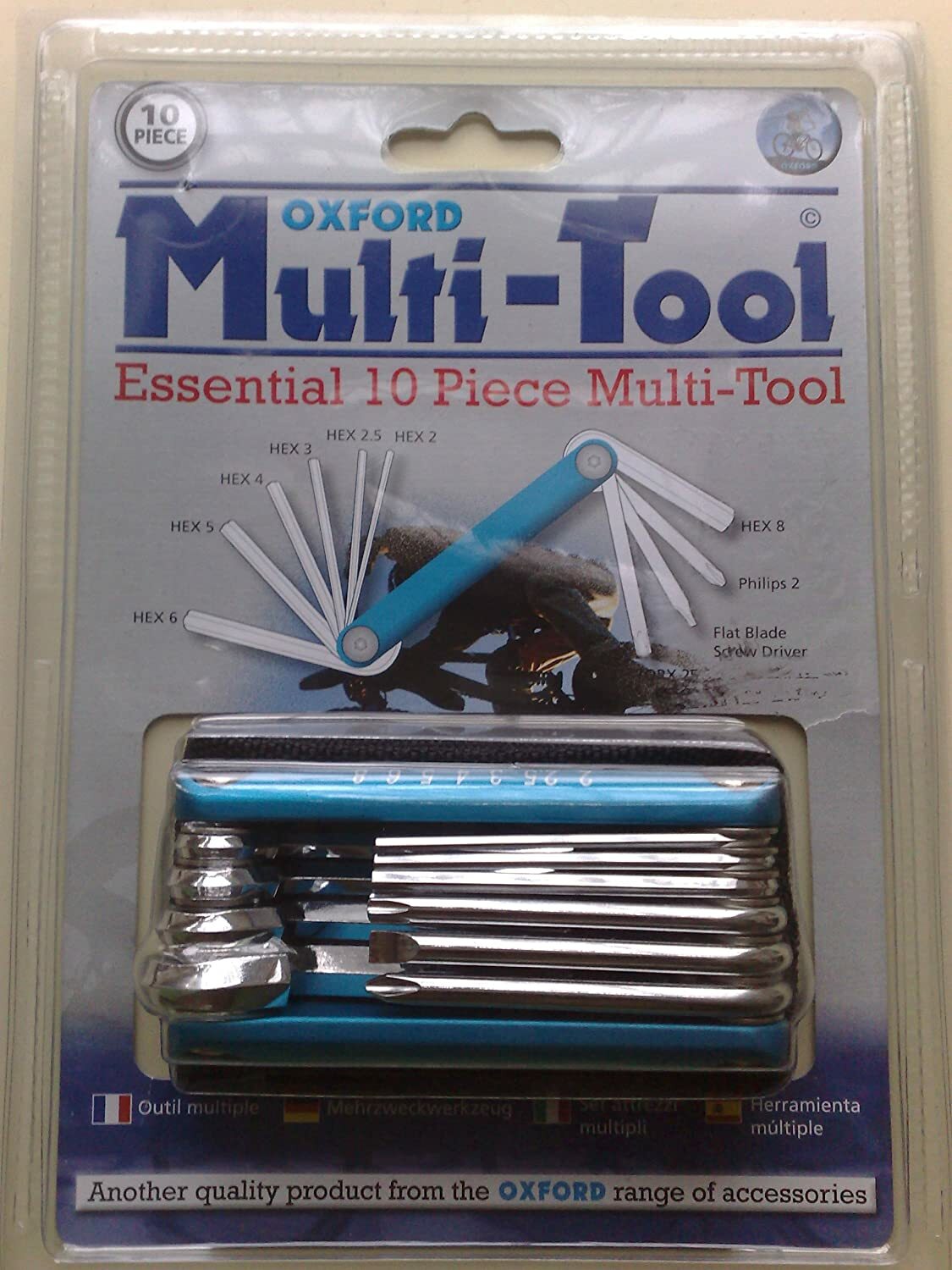 Oxford Products Essential Compact 10 Piece Multi-Tool - OF556