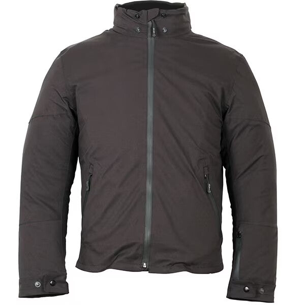 Weise Drift Textile Waterproof CEAA Motorcycle Motorbike Hooded Jacket - Black
