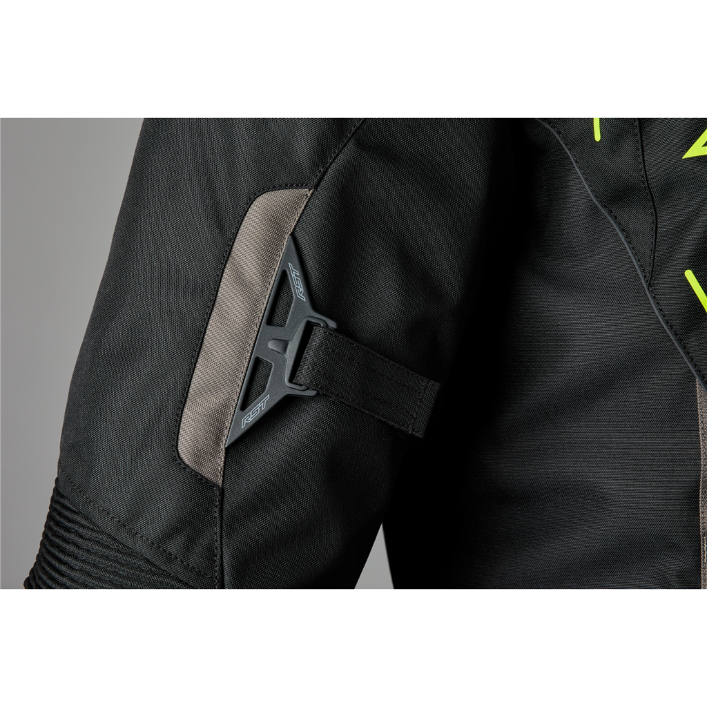 RST S1 Waterproof Textile Sports Style CE AA Motorcycle Motorbike Jacket Blk Yel