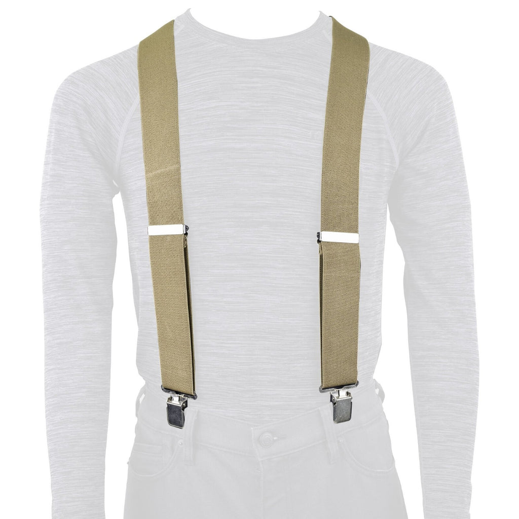 Oxford Riggers Motorcycle Motorbike Trouser Pants Jeans Braces - Khaki