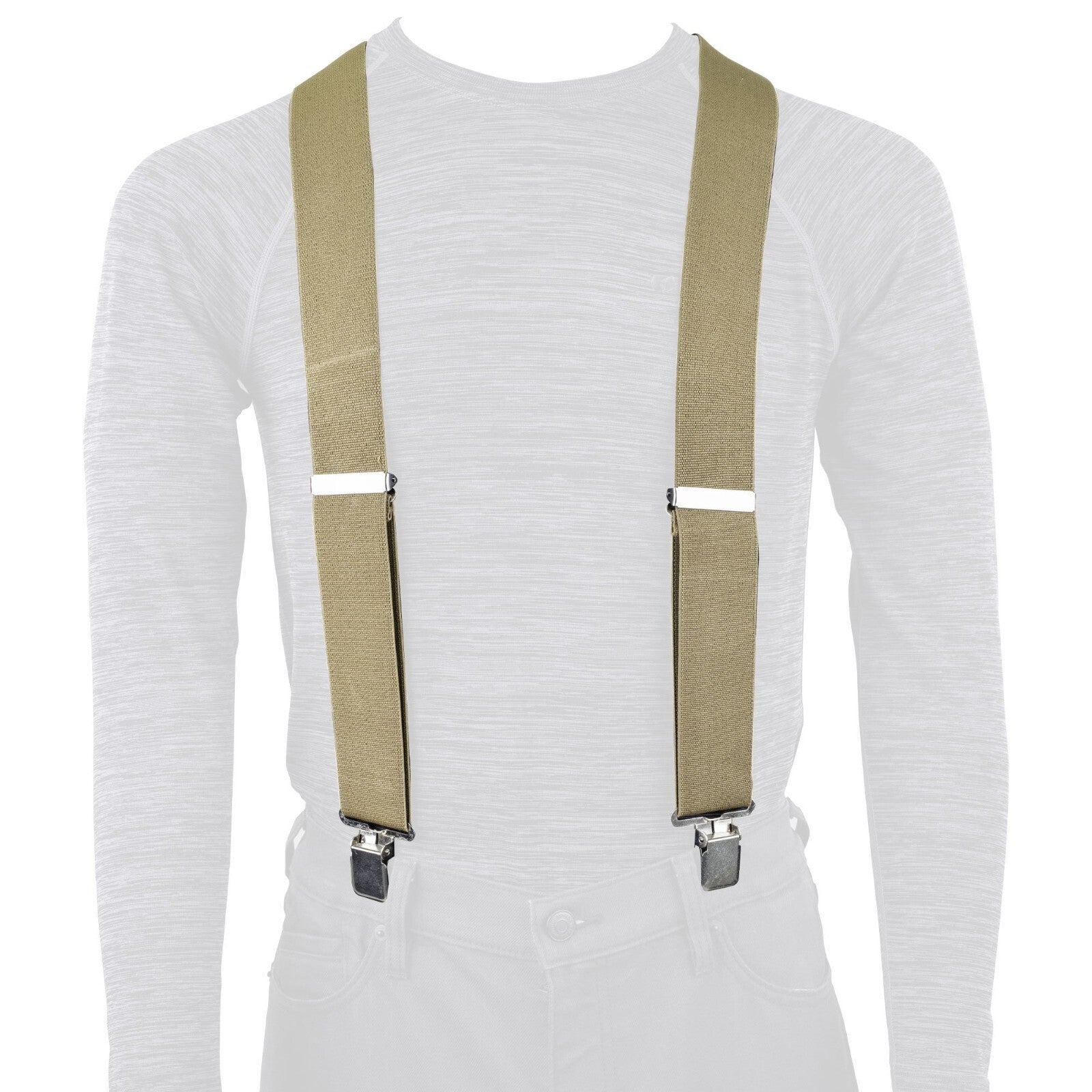 Oxford Riggers Motorcycle Motorbike Trouser Pants Jeans Braces - Khaki
