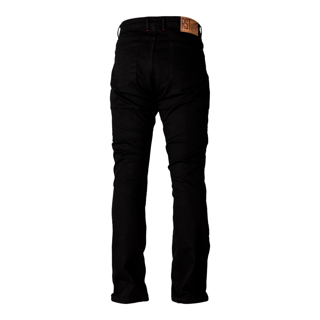RST Straight Leg 2 CE Motorcycle Motorbike CE Aramid Demin Short Leg Jean Black