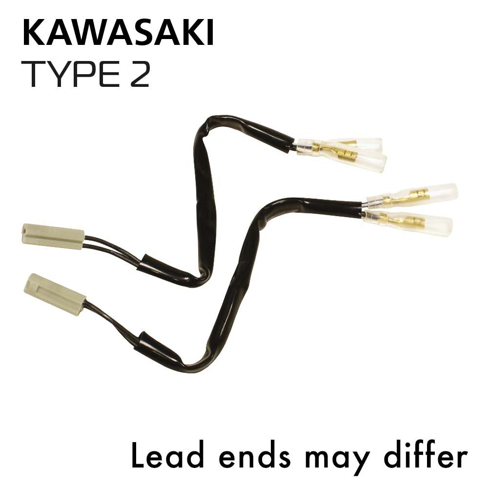 Oxford Motorbike Motorcycle Indicator Leads Kawasaki Type 2 (2 Pack) OX886