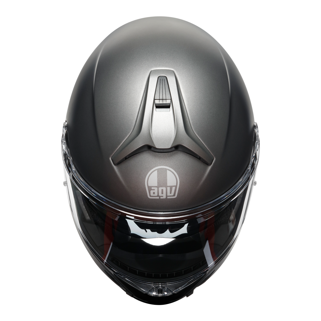 AGV Tour Modular Solid Luna Grey EC2206 Modular Flip Motorcycle Motorbike Helmet