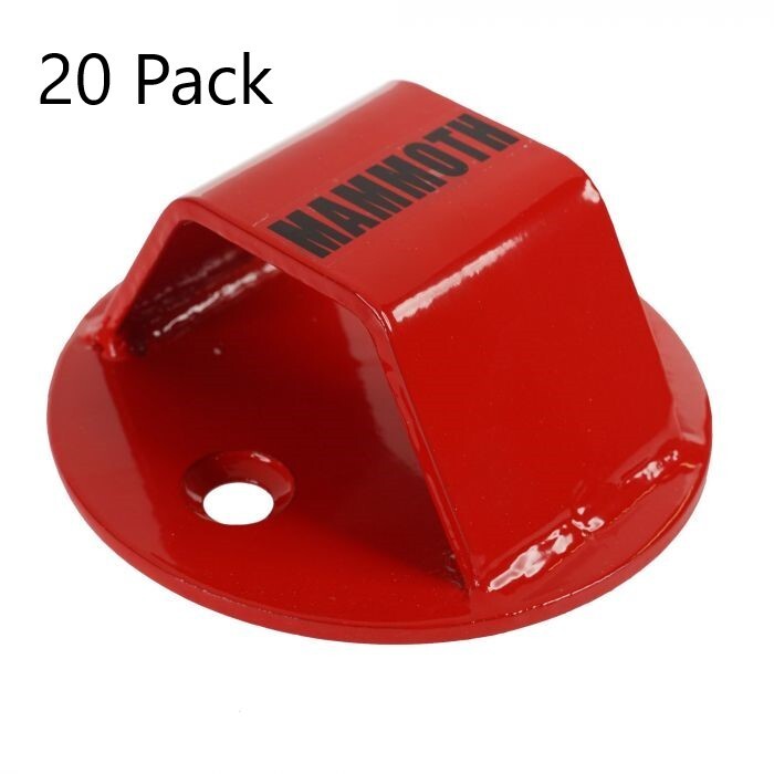 Mammoth 2 Bolt High Security Motorcycle Motorbike Ground Anchor Bulk Trade 20 Pk