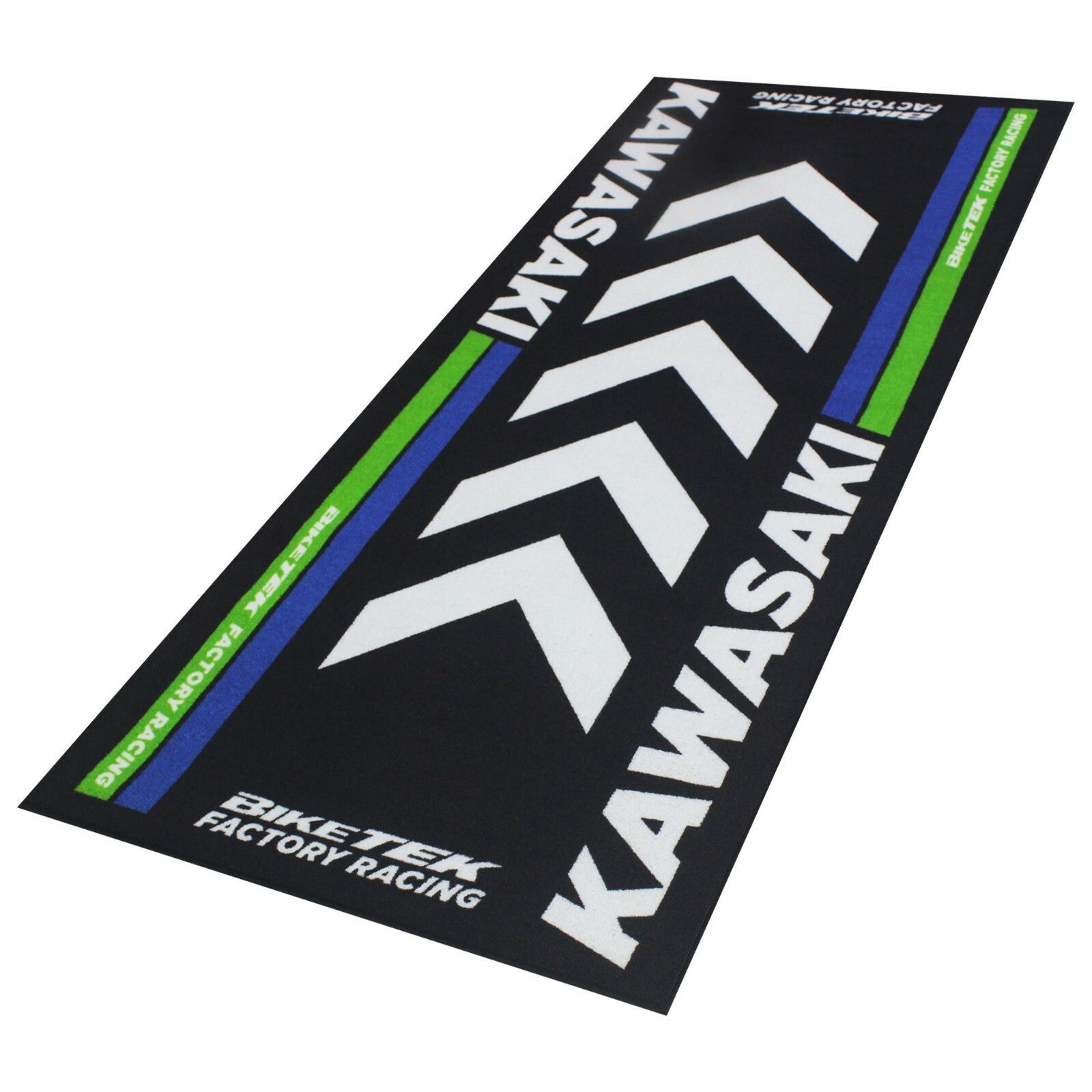 Bike Tek Kawasaki Motorcycle Motorbike Workshop Garage Mat Series 4 190 x 80 cm