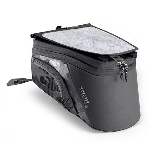 Kappa Motorcycle 10 Litre Drifter Universal Waterproof Tank Bag Grey  - DR01
