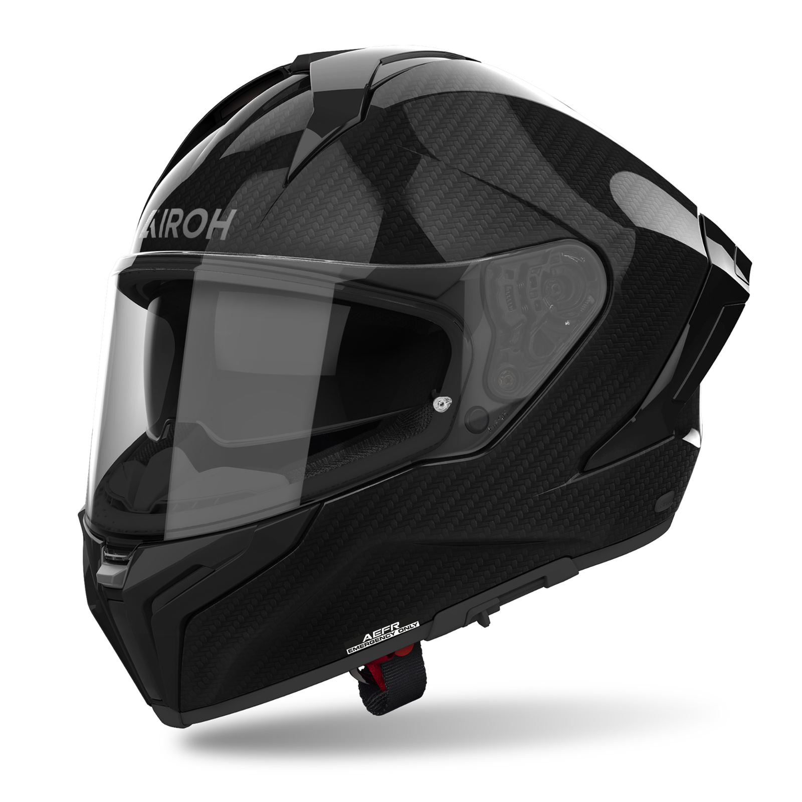 Airoh Matryx Motorcycle Motorbike 6K Carbon ECE2206 Helmet - Carbon Gloss