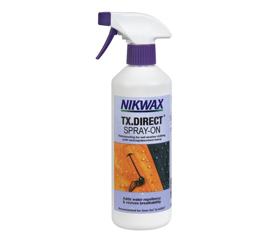 Nikwax TX Direct Spray Waterproofing Spray On Re-Waterproofing Spray 300ml