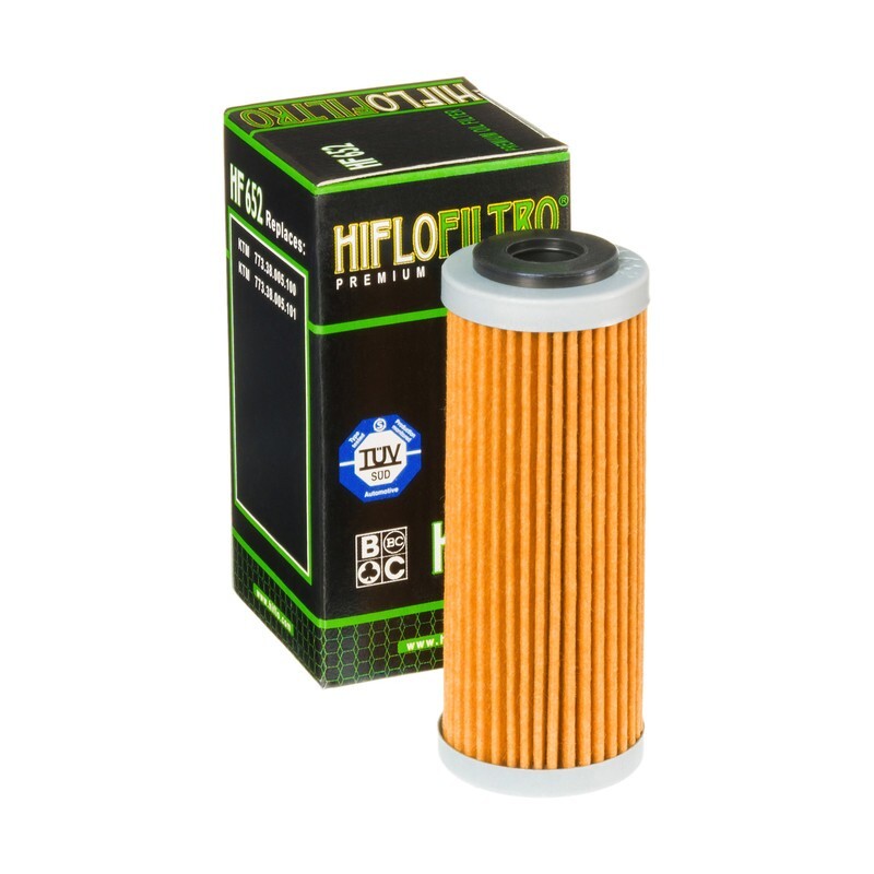 Hiflo Filtro HF652 Motorcycle Motorbike Oil Filter Replaces KTM 77338005100/1