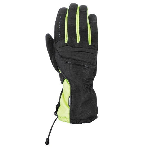 Convoy Motorcycle Gloves Stealth Black & Fluo