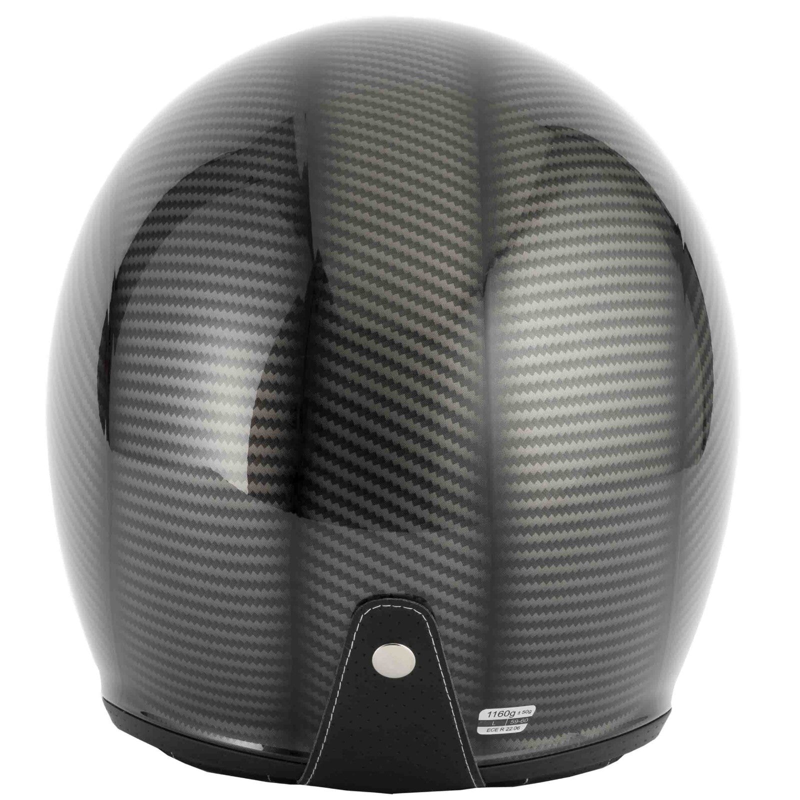 VCAN H589 Classic Retro Style Open Face Motorcycle Motorbike Helmet Delta Carbon