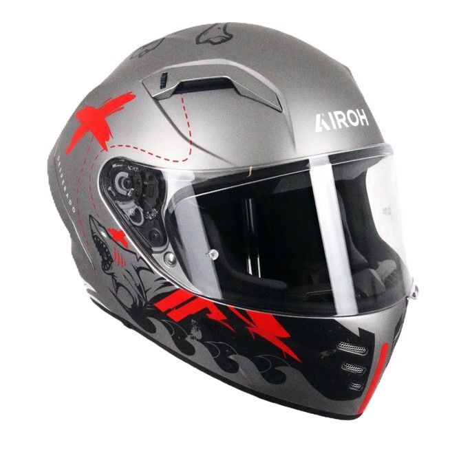 Airoh Connor ECE2206 Full Face Motorcycle Motorbike Helmet Desperado Orange Matt