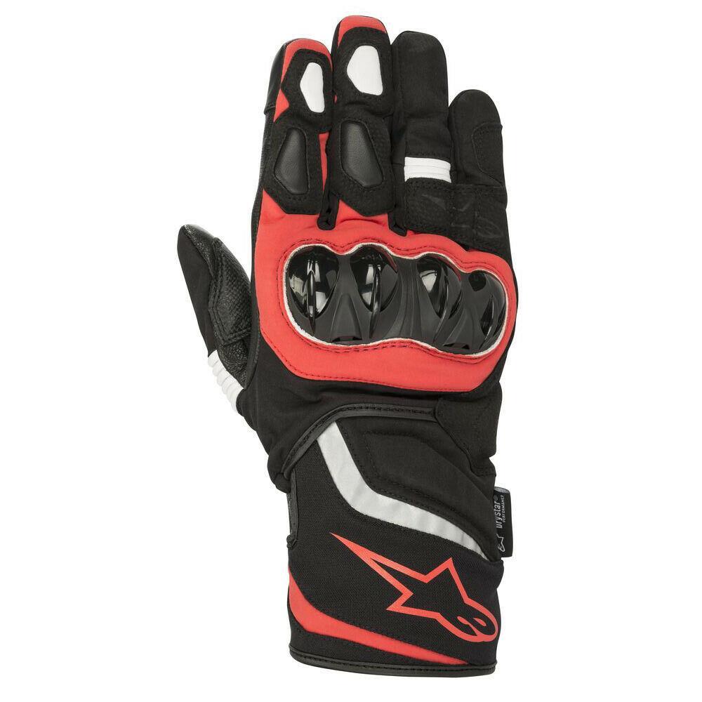 Alpinestars T-SP W Drystar Waterproof Motorcycle Motorbike Gloves Black Red