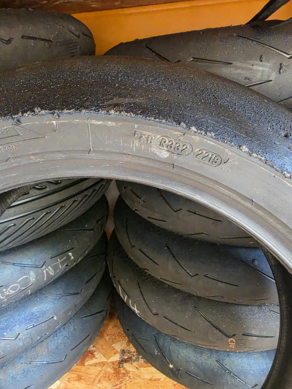 Pirelli Diablo Superbike SC1 200/60-17 Used BSB Scrub Motorcycle Tyre - SR5
