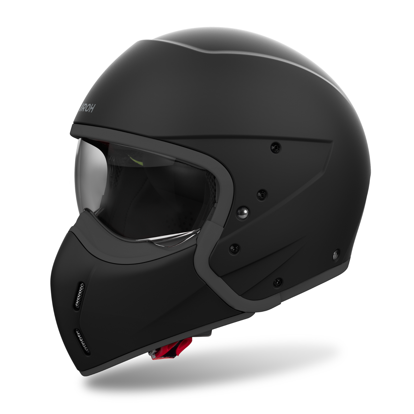 Airoh J110 Convertible ECE2206 Motorcycle Motorbike Helmet Matt Black