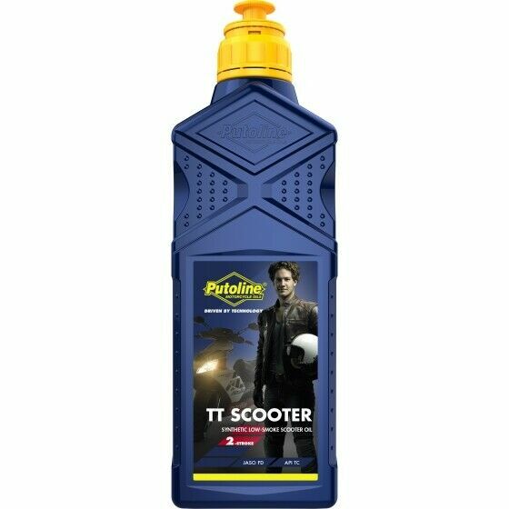 Putoline TT Scooter Moped Synthetic Low Smoke 2 Stroke 2T Oil - 1L