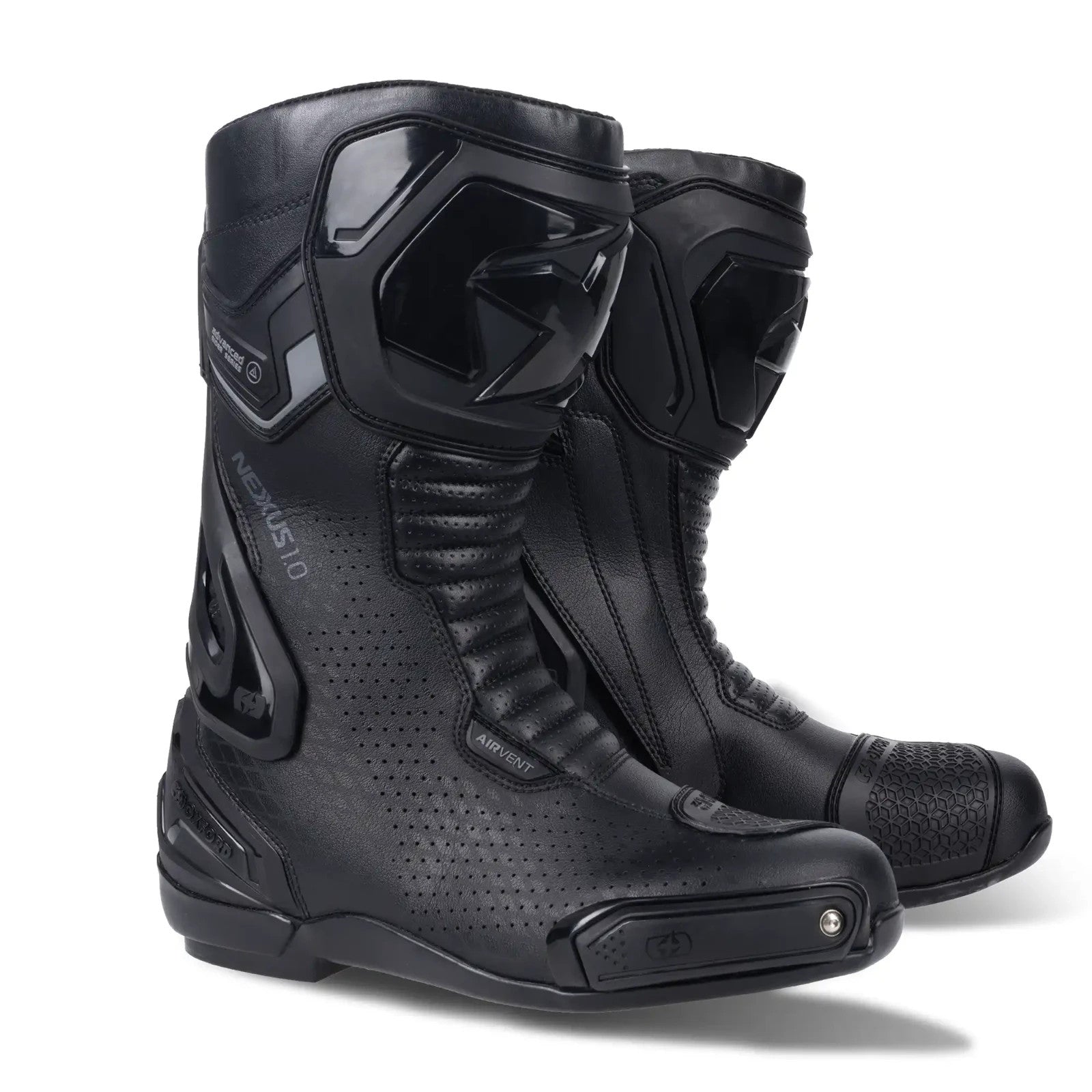 Oxford Nexus 1.0 Air CE Level 2 Vented Sports Motorcycle Motorbike Boots Black