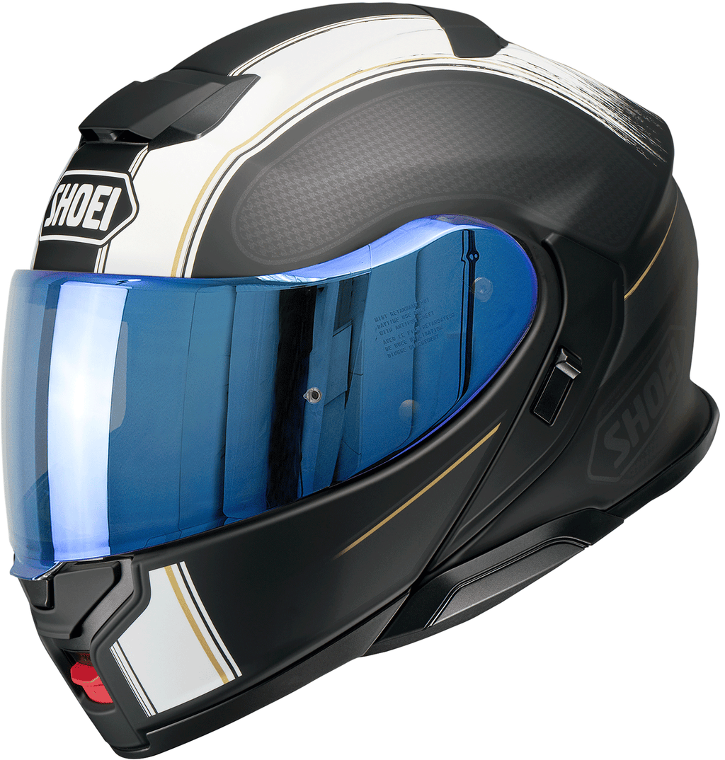 Genuine Shoei CNS-3 PN Spectra Blue Mirror Iridium Visor To Fit Shoei Neotec 2