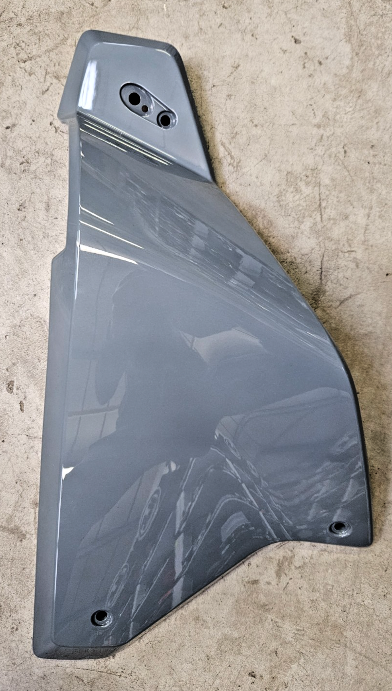 CFMoto 450MT Front Left Radiator Fairing Panel - Grey 6AQV-040501-6000-0HJ00
