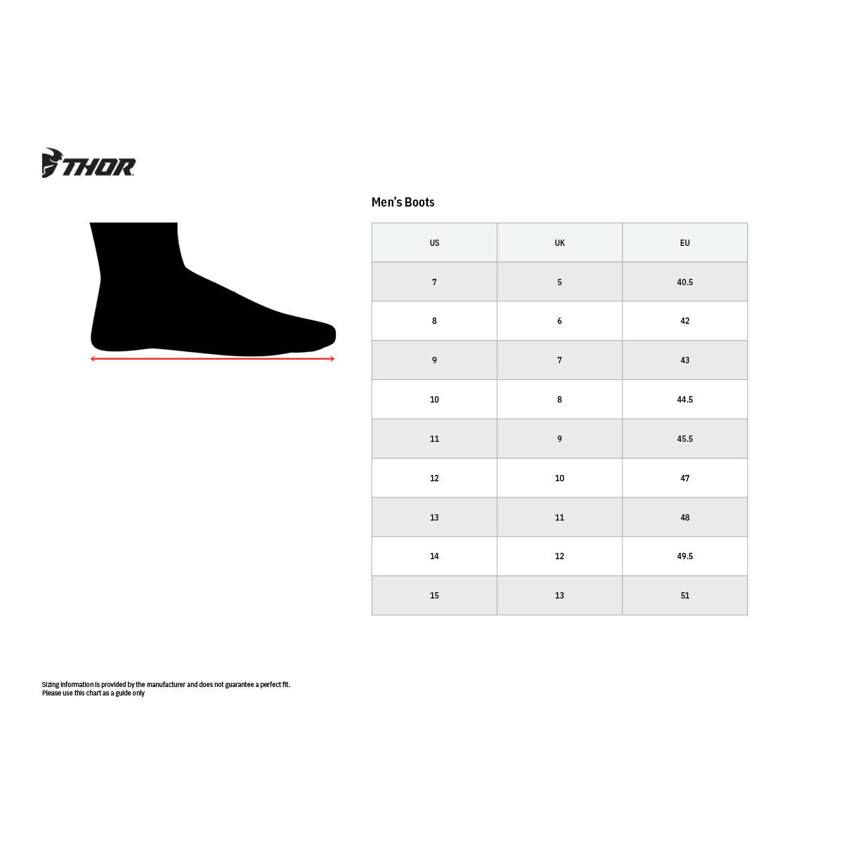 Thor Radial MX Motocross Off Road Motorcycle Motorbike Boots - Black