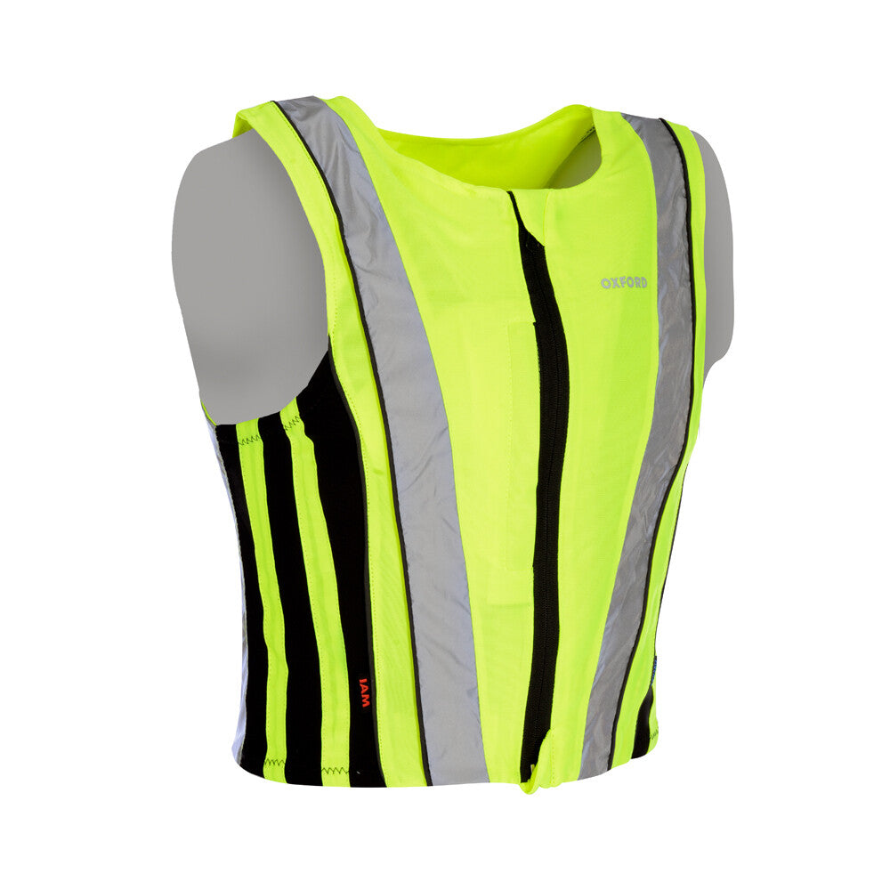 Oxford Bright Top Active Hi-Viz High Visibility Motorcycle Motorbike Safety Vest