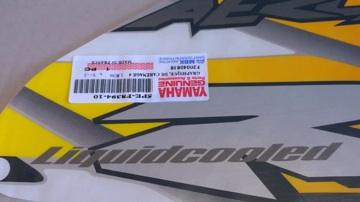 Genuine Yamaha YQ-50 AEROX 2001 Body Cover Decal Graphic - 5PE-F8394-10