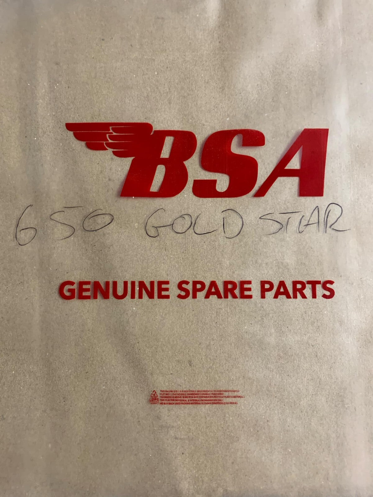 Genuine BSA Gold Star Spare Part, Gasket Cap Cover Magneto - T0202DVF0270N