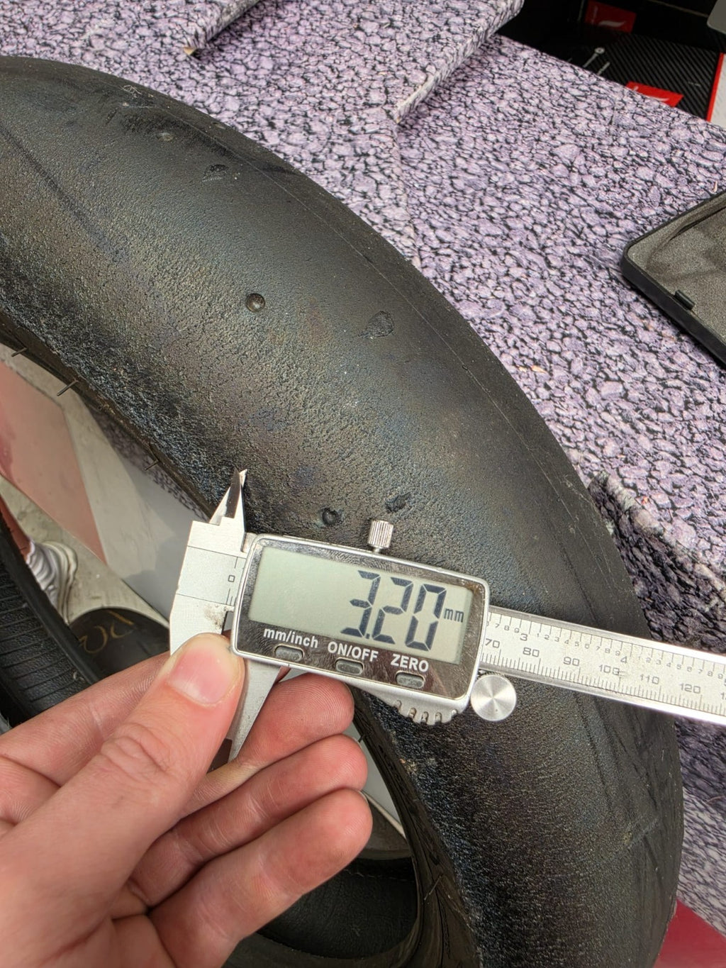 Pirelli Diablo Superbike SC1 125/70-17 Used BSB Scrub Motorcycle Tyre - SF1
