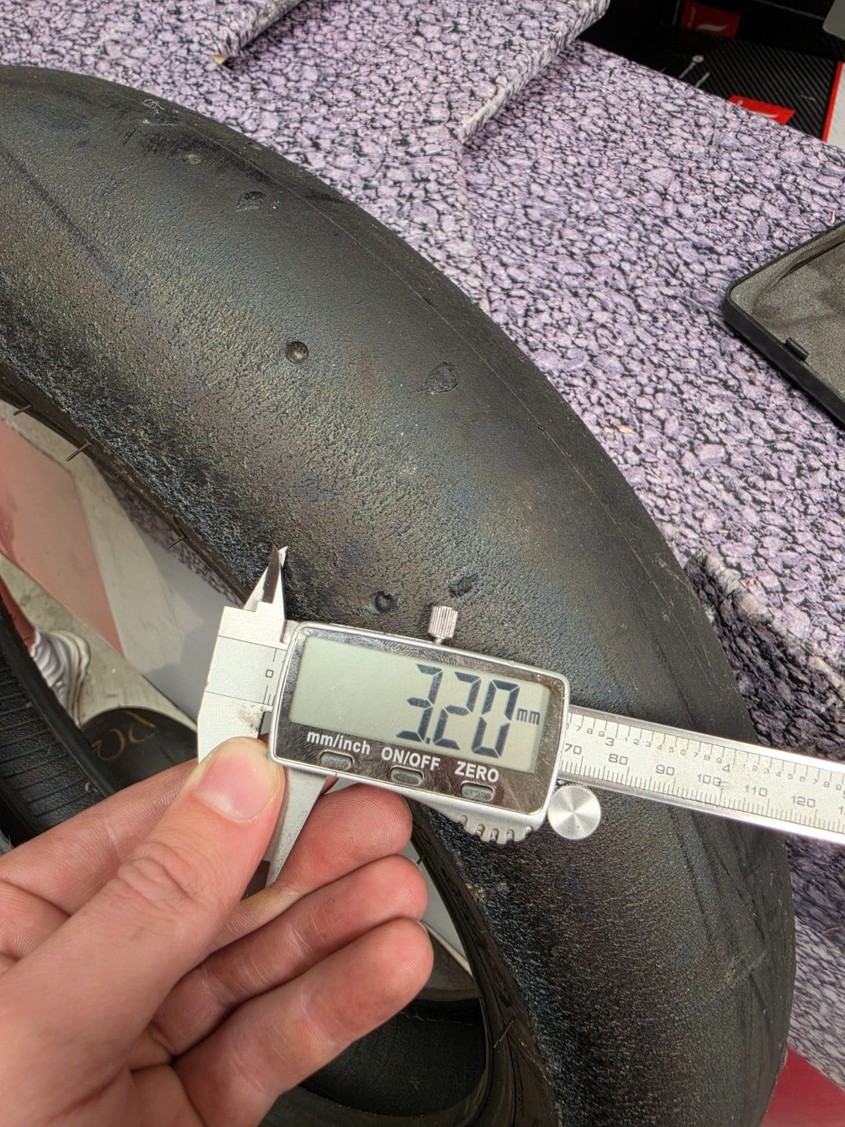Pirelli Diablo Superbike SC1 125/70-17 Used BSB Scrub Motorcycle Tyre - SF1