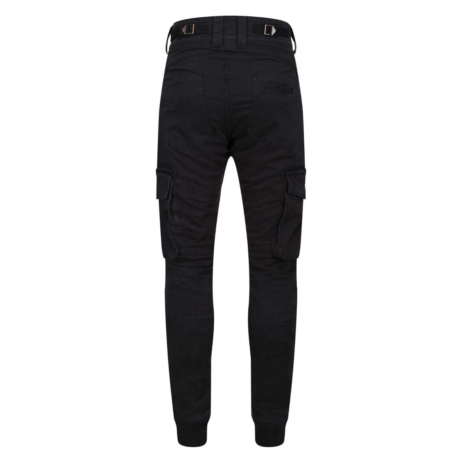 Moto Girl Lara Cargo Black Ladies Motorcycle Motorbike Armoured Cargo Trousers