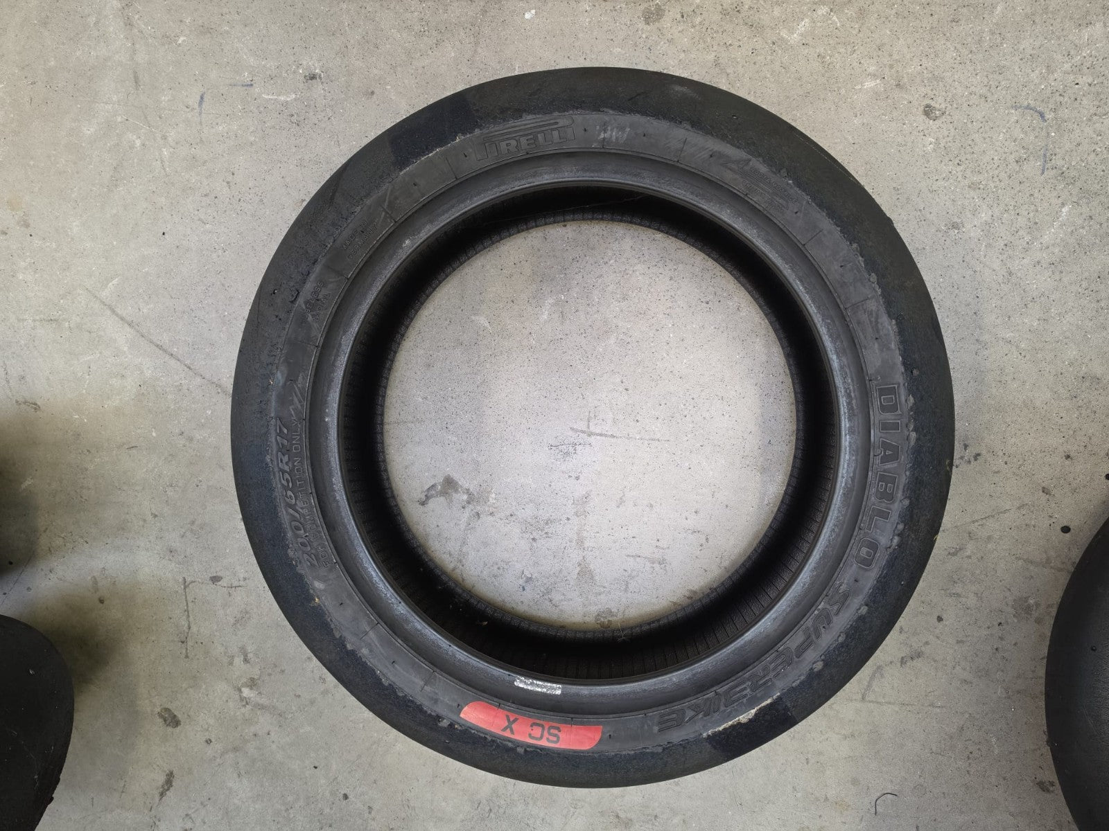 Pirelli Diablo Superbike SCX 120/70-17 Used BSB Scrub Motorcycle Tyre - SR3