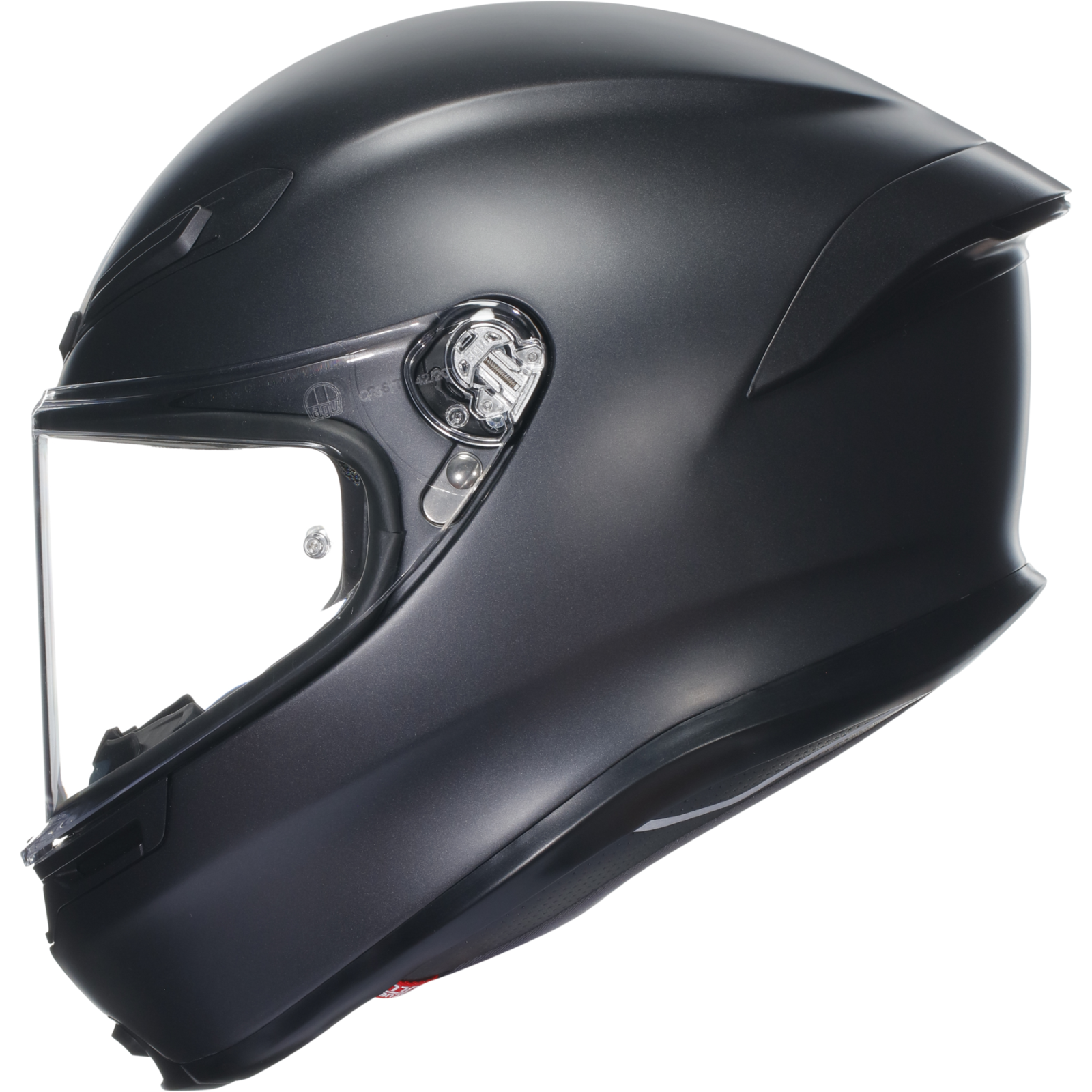 AGV K6-S Solid Matt Black ECE2206 Full Face ACU Gold Motorcycle Motorbike Helmet