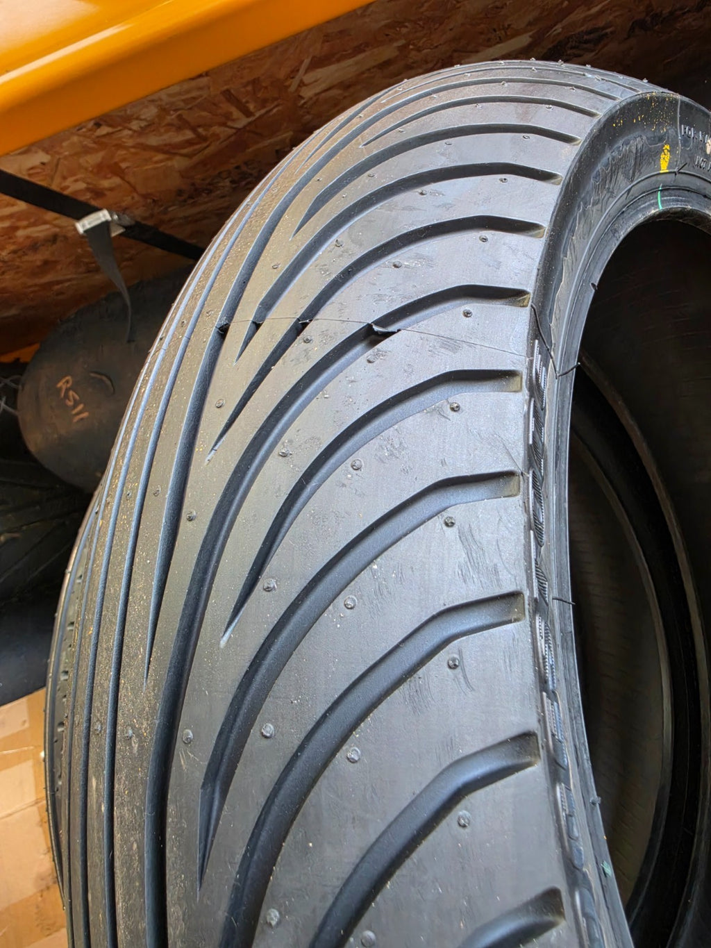 Bridgestone Motorcycle Wet Tyres 120/70 17 + 190/55 17 New Unused Race Wet Set