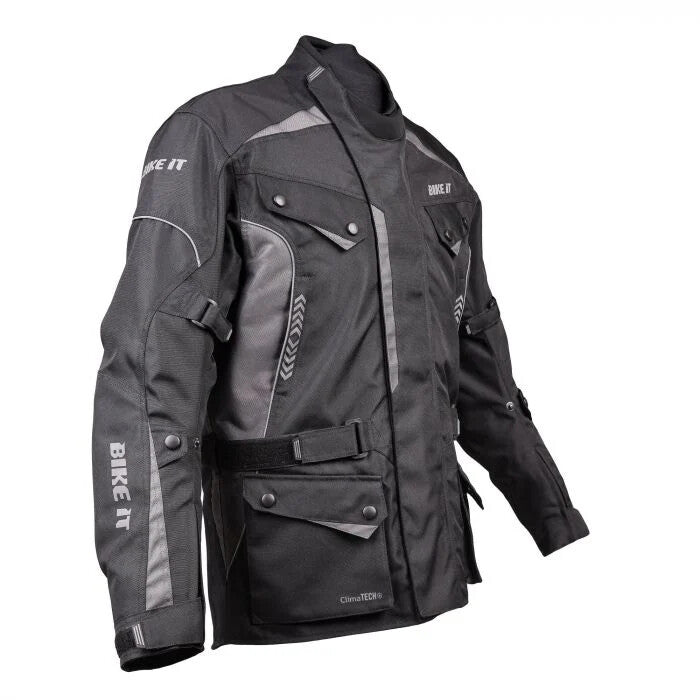 Bike It Burhou All-Season Waterproof CE AA Motorcycle Motorbike Adventure Jacket