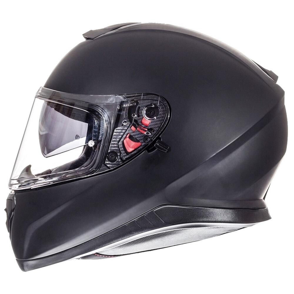 MT Thunder 3 Full Face Motorcycle Helmet Matt Black Plain Bike Crash Lid