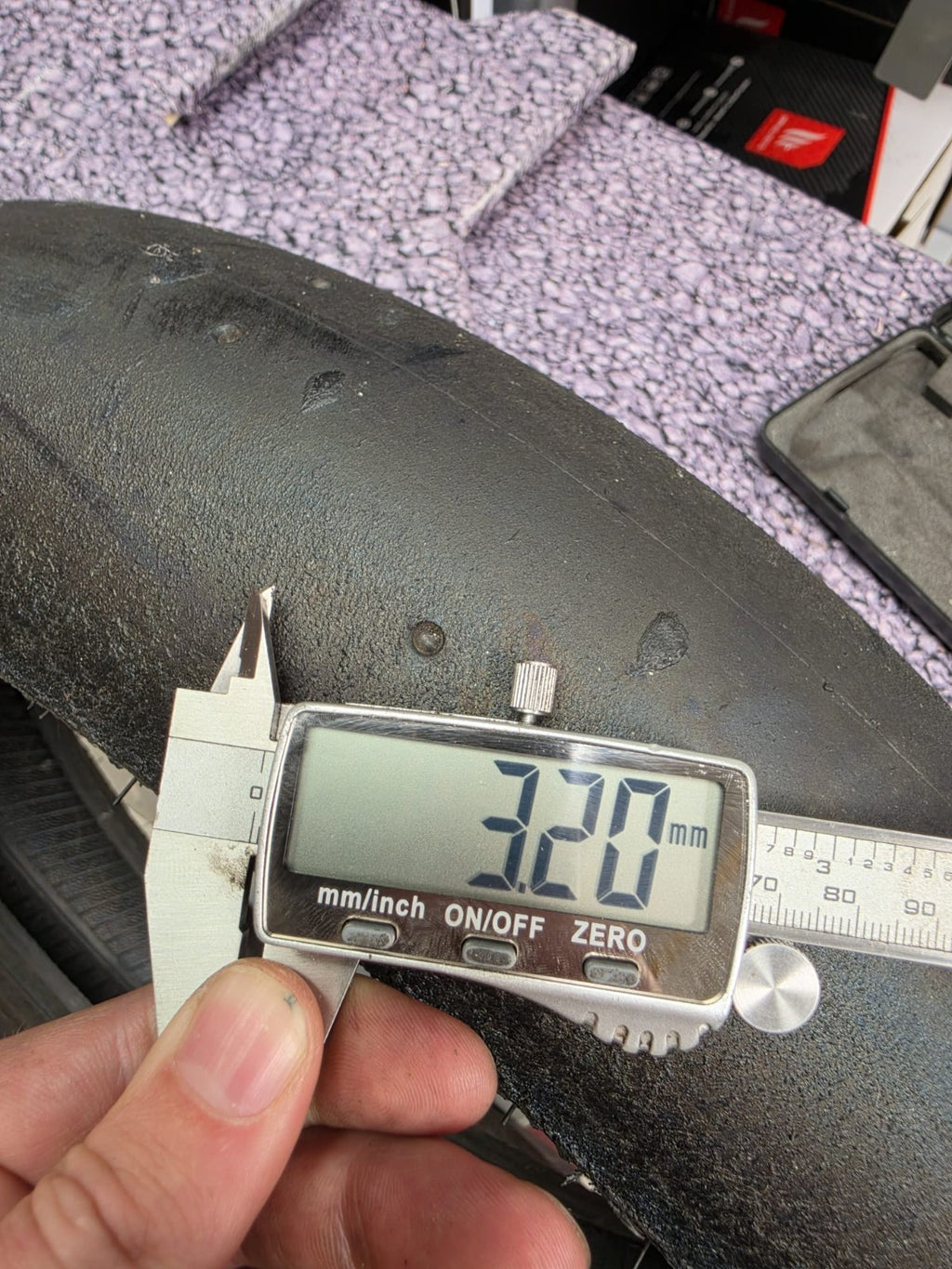 Pirelli Diablo Superbike SC1 125/70-17 Used BSB Scrub Motorcycle Tyre - SF1