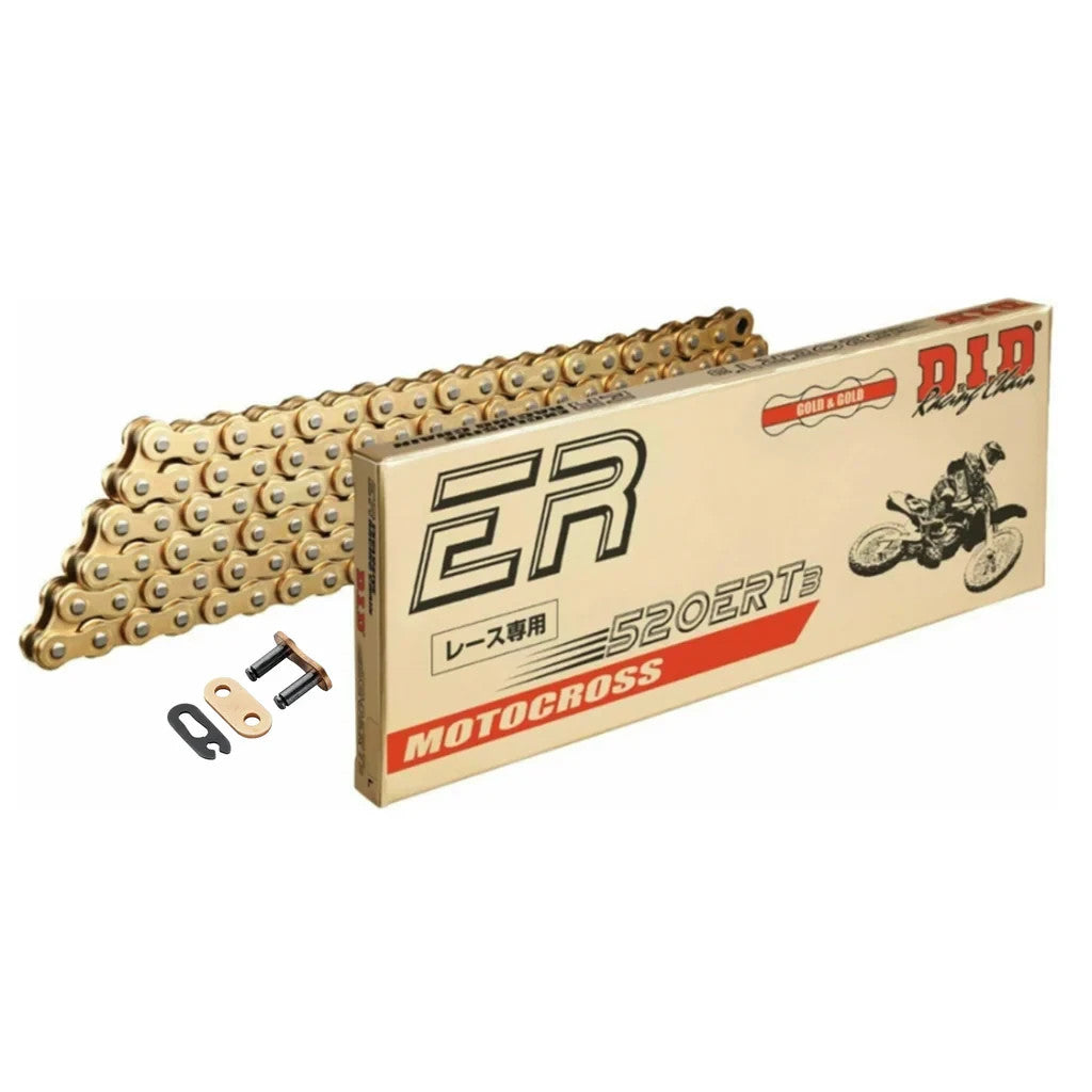 DID 520ERT3 Off Road Racing Motocross Motorbike Motorcycle Gold Chain 120 Links