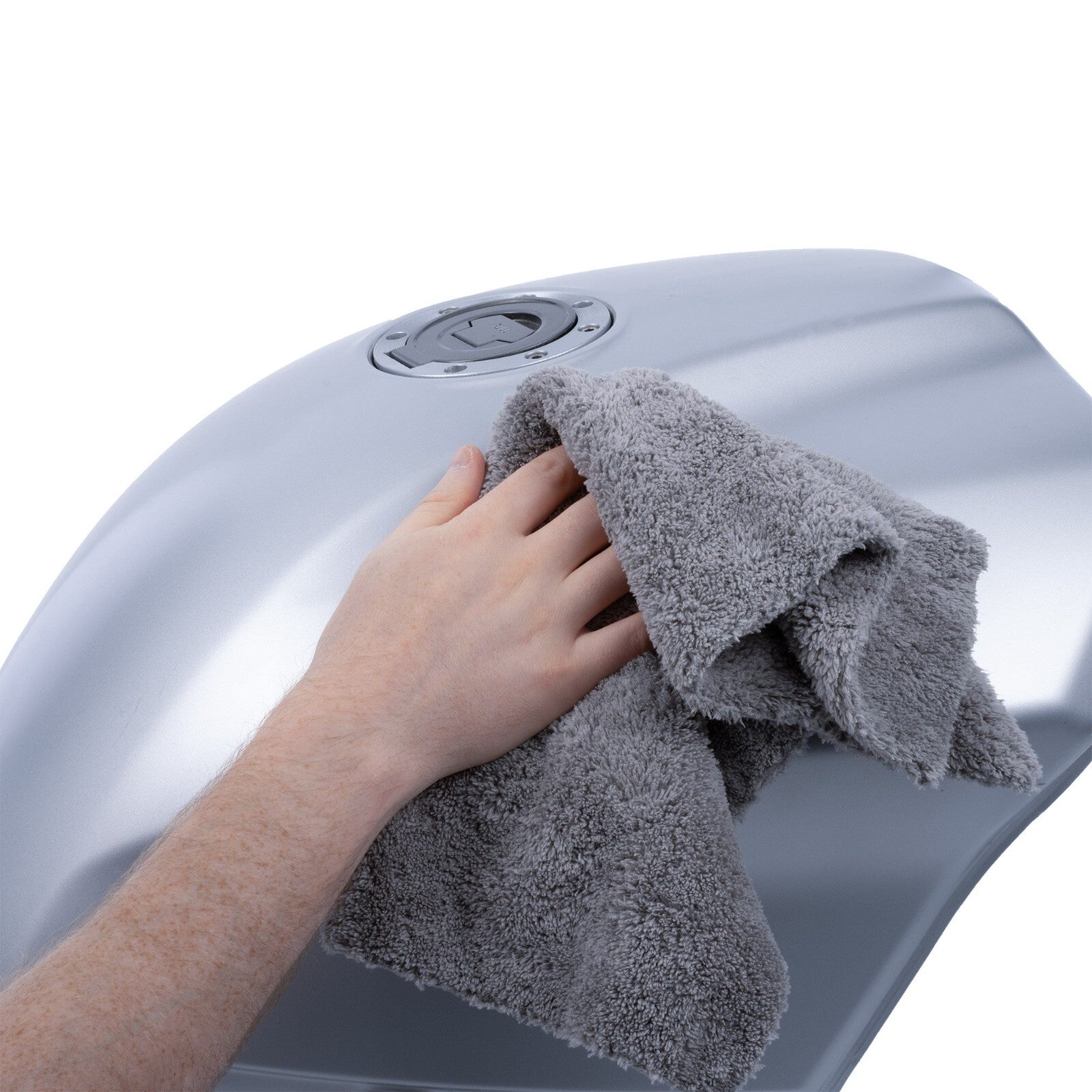 Oxford Ultra Softy Grey Motorcycle Motorbike Microfibre Cleaning Detailing 2 Pk