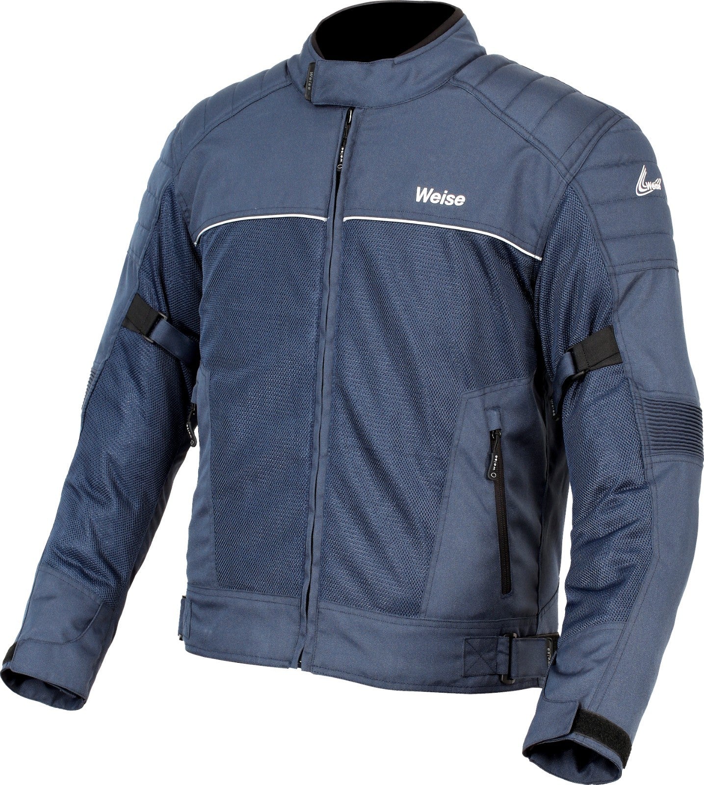 Weise Scout CE AA Mesh Air Summer Textile Motorcycle Motorbike Jacket - Blue